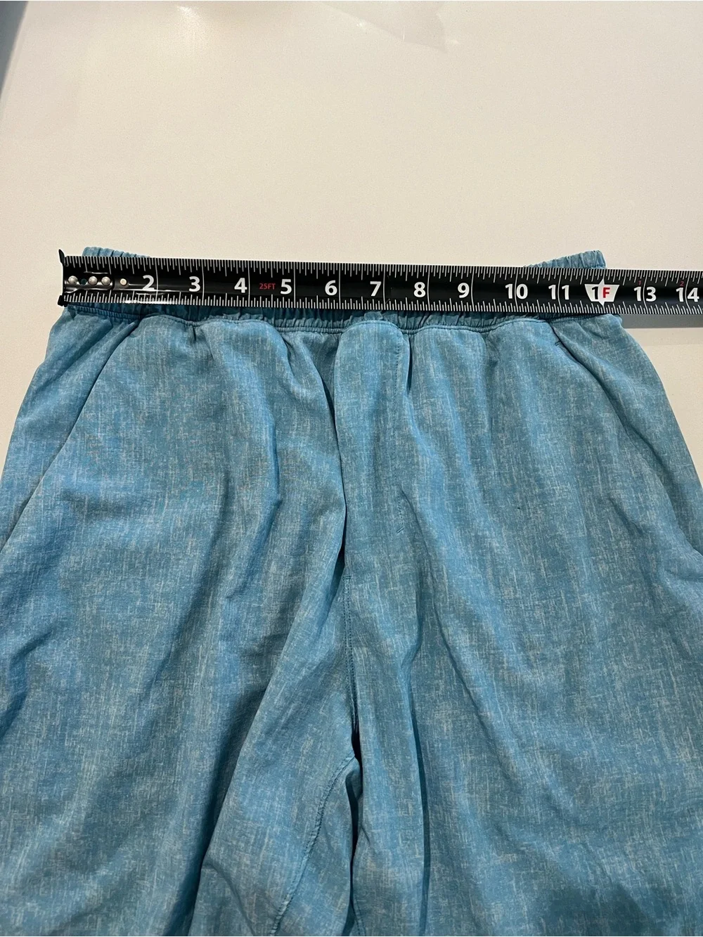 LULULEMON • men’s pace breaker shorts in baby blue